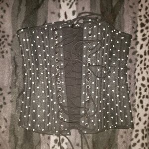 Polka dot corset
